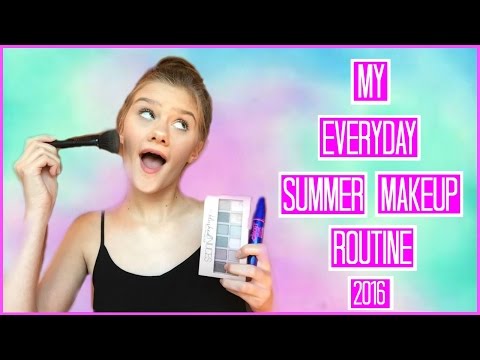 My Everyday Summer Makeup Routine! Video