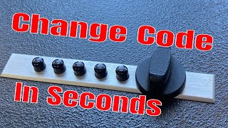 How to Change the Code on Simplex Locks for Pistol Safes with mechanical locks