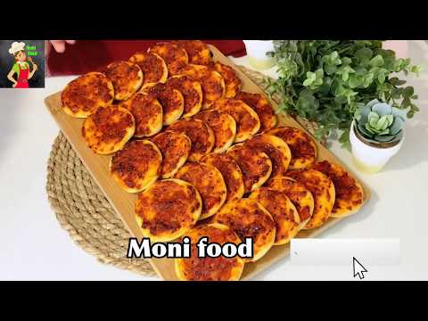 Muhammara-Manakish muhammara -How to make Muhammara bread-فطاير محمرة-خبز فليفلة