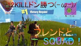 ps4版FORTNITR フレンドとSQUAD　ドン勝