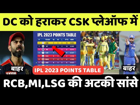 IPL 2023 Today Points Table | CSK vs DC After Match Points Table | Ipl 2023 Points Table