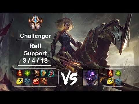 [4K] KR Challenger Support Rell vs Alistar Ep.1611