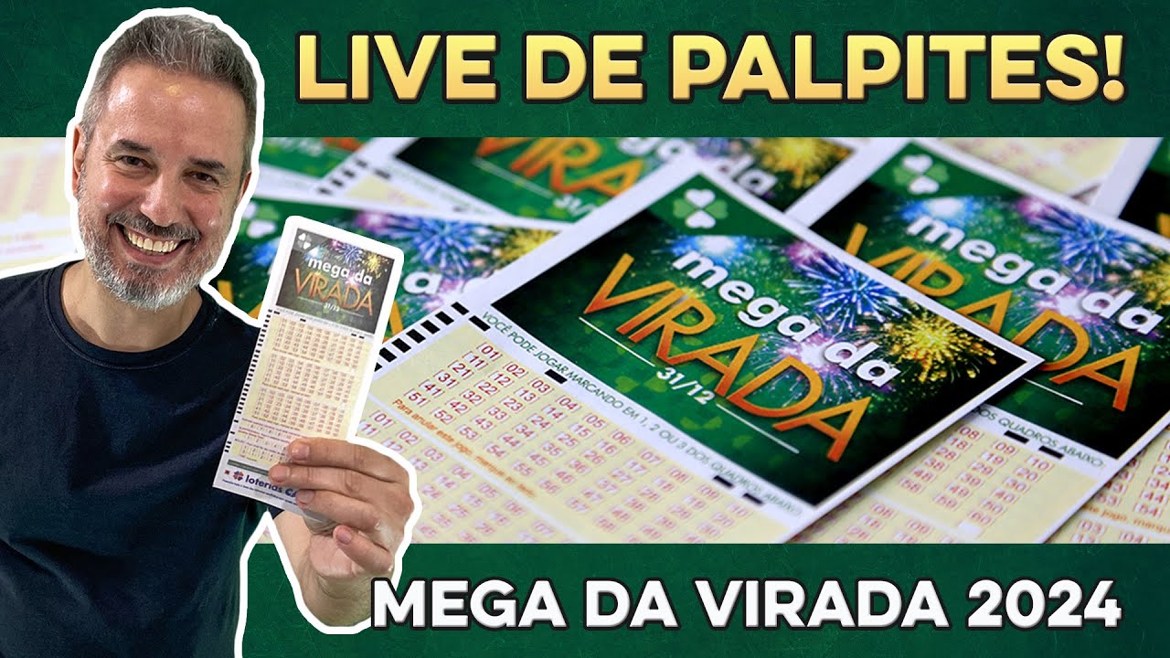 (#52) LIVE DA SORTE - Palpites Mega-Sena da Virada 600 MILHÕES - 26/12/2024