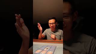 Cheating while solo board gaming be like...