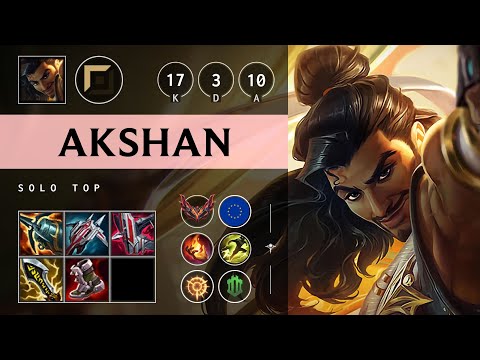 Akshan Top vs Gangplank - EUW Grandmaster Patch 25.20