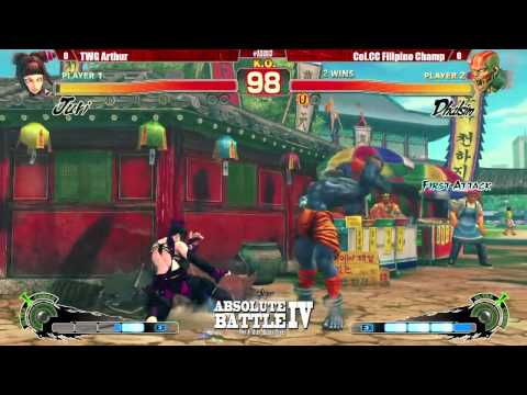 TWG Arthur (Honda) vs Col. Filipino Champ (Sim) - Absolute Battle AE2012 Top 16
