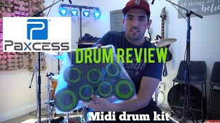Paxcess Electronic Roll Drum Pad MIDI Drum Kit (DRUM REVIEW) Sergio Torrens
