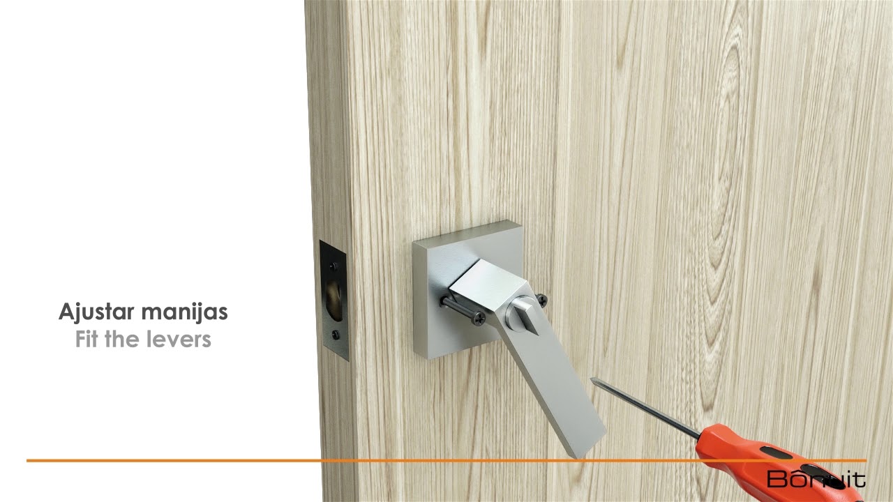 Chapa 596 palanca cuadrada tubular - Cerraduras Madecentro