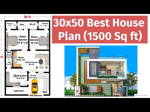 15x30 House Plan 15 x 30 Ghar Ka Naksha Small House Plans Design 450 sq ft house Plans