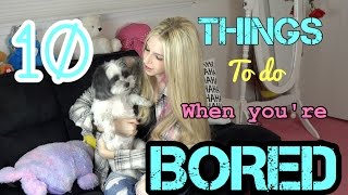10 Things To Do When You&#39;re Bored - Madi Lee Vlogs