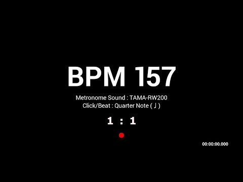 Metronome BPM 157 / TAMA-RW200