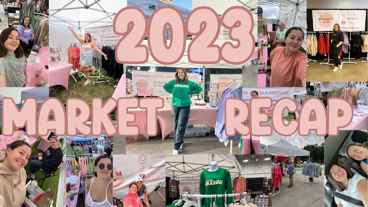 My 2023 Craft Fair Recap Video | How much I made at each one + If I'll be doing them again