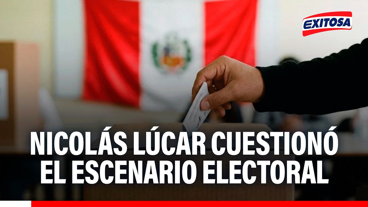 🔴🔵 Lúcar: "Están yendo a la segunda vuelta dos candidatos por los que más del 80 % no votó"