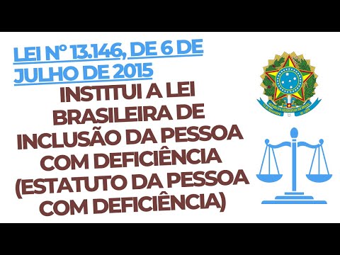 Estatuto da Pessoa com Deficiência - Áudio e Texto