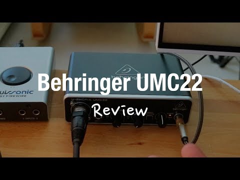 Behringer UMC22 USB Audio Interface Review (Unboxing & Sound Test)