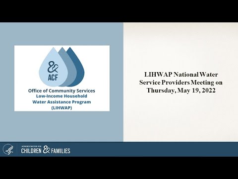 LIHWAP National Water Service Providers Meeting