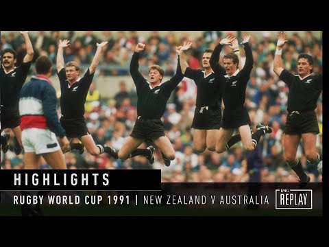 David Campese ignores Haka and warms up on the try line Rugby World Cup '91 | World Rugby