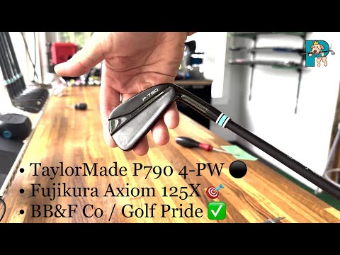 BLACKOUT TaylorMade P790 / Fujikura Axiom 125X / BB&F Co. • FIRST P790 / Axiom BUILD VIDEO