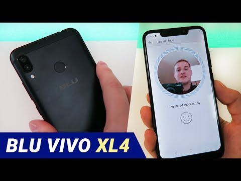 BLU Vivo XL4 - Face ID and Finger Print Sensor (How to Set Up)