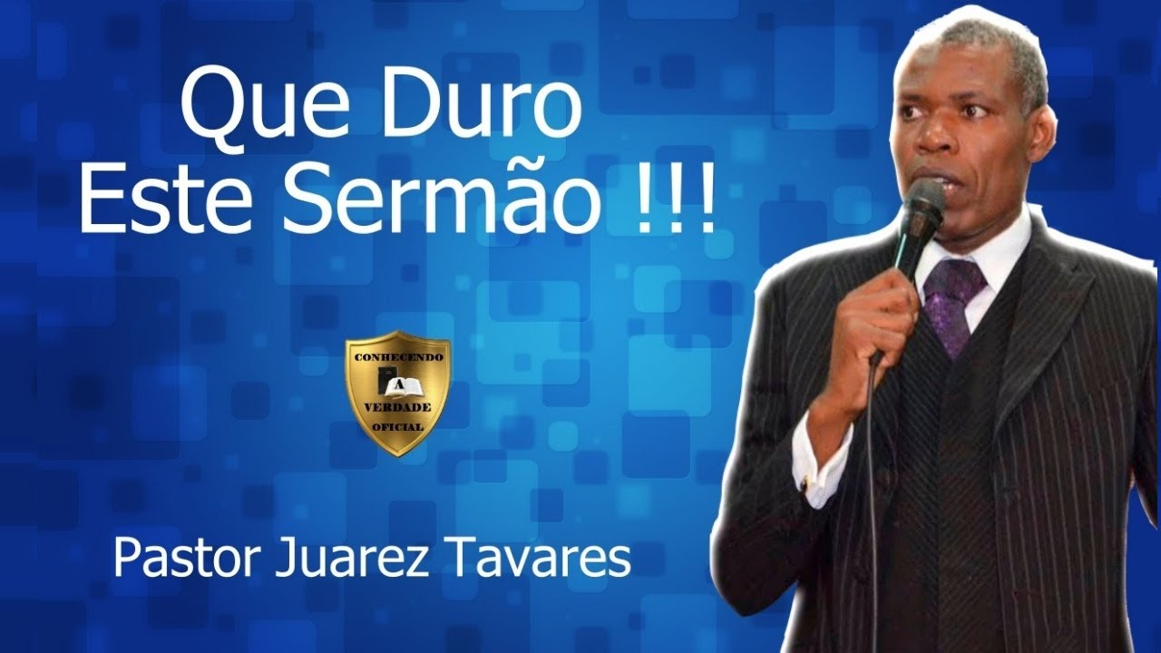 🔵 Pastor Juarez Tavares - Quem é de DEUS Entende ❗❗❗