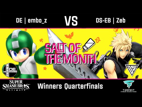 DE | embo_z (Mega Man) vs DS-EB | Zeb (Cloud) - Ultimate Winners Quarters - Salt of the Month #7