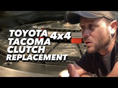 Toyota Tacoma 4x4 clutch replacement (and the bread technique!)