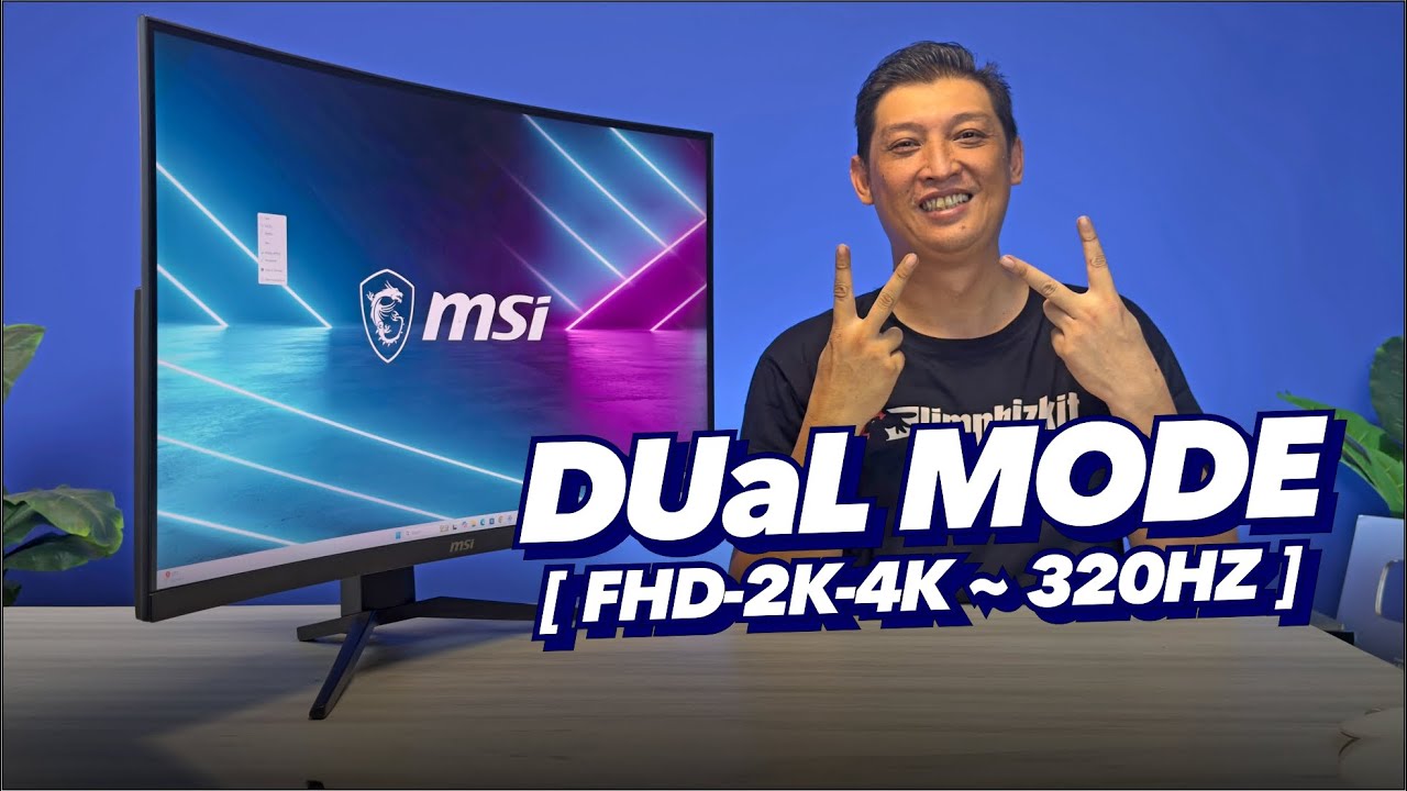 32" bisa DUAL MODE - 100% DCIP3  |   MSI 321CUPDF