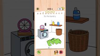 Brain Test 5 Level 6: Do the laundry Walkthrough