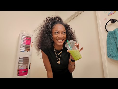 trying the "that girl" morning routine