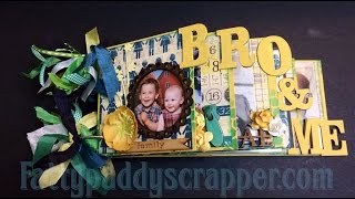preview picture of video 'SaCrafters  DT Bro and Me Altered Chipboard Album Tutorial'