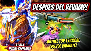 ¡IRITHEL ROMPE EL META DESPUES DEL REVAMP! IRITHEL TOP 1 GLOBAL 95.7% WINRATE! | MOBILE LEGENDS