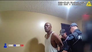 Man Throws a Fit After He's Arrested Over Multiple Warrants