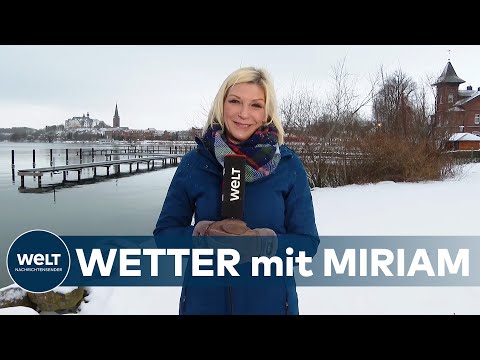 WELT WETTER: Frostig kalt mit Schnee und Schneeregen