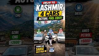 Real Fuel Cost of Delhi to Kashmir! ⛽ CNG vs Petrol vs Diesel