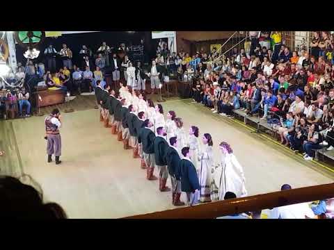 CPF pia do sul no rodeio da reculuta 2018 , ensinando como se dança sarrabalho