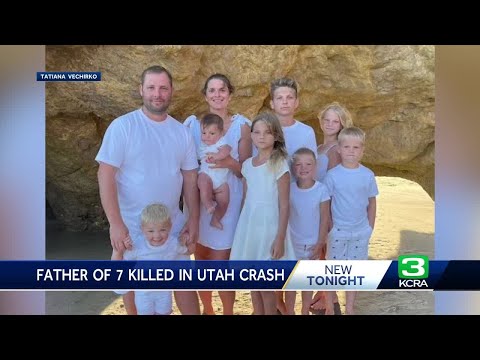 Sacramento father of 7 killed in suspected DUI crash in Utah