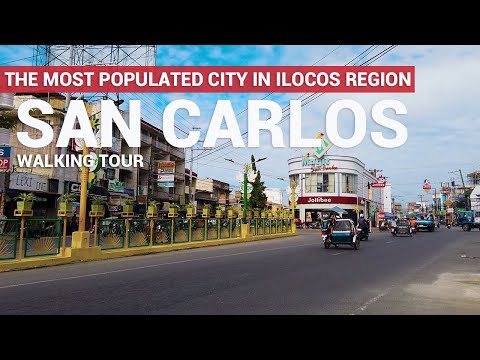 Cidade de San Carlos Pangasinan | A cidade mais populosa da região de Ilocos | Passeio a pé