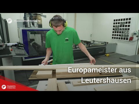 European champion from Leutershausen: Carpenter Lutz König