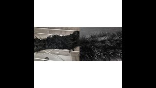 How to re-fluff/fix faux fur trim of your winter jackets damaged by washing.