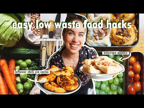 24 hours of realistic zero waste living // + easy tips to avoid food waste
