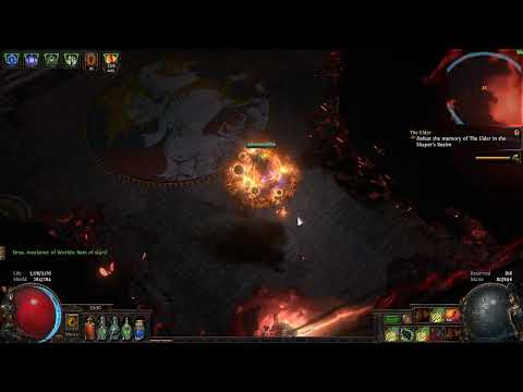 [3.18] Path of Exile Toxic Rain Raider - Sirus Fight