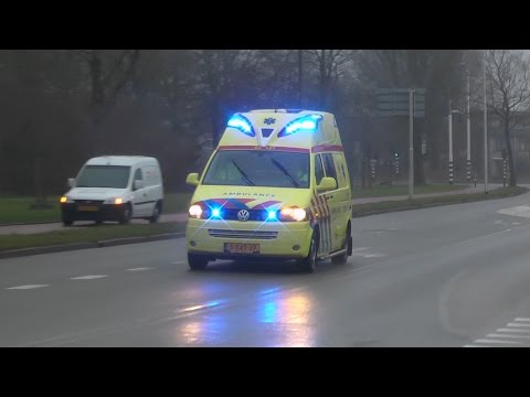 A1, Silverline Ambulance 02-129 Heerenveen naar het Medisch Centrum Leeuwarden