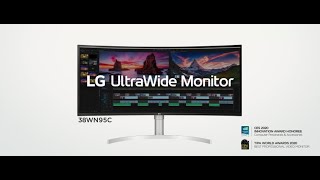 Video 0 of Product LG 38WN95C UltraWide 38" Curved Monitor