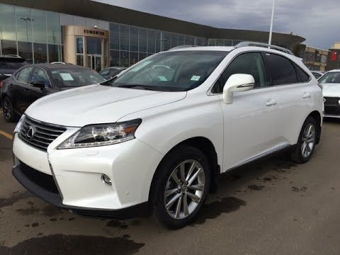 New 2015 Lexus RX 350 AWD - White on Saddle Tan - Technology Review - Central Edmonton
