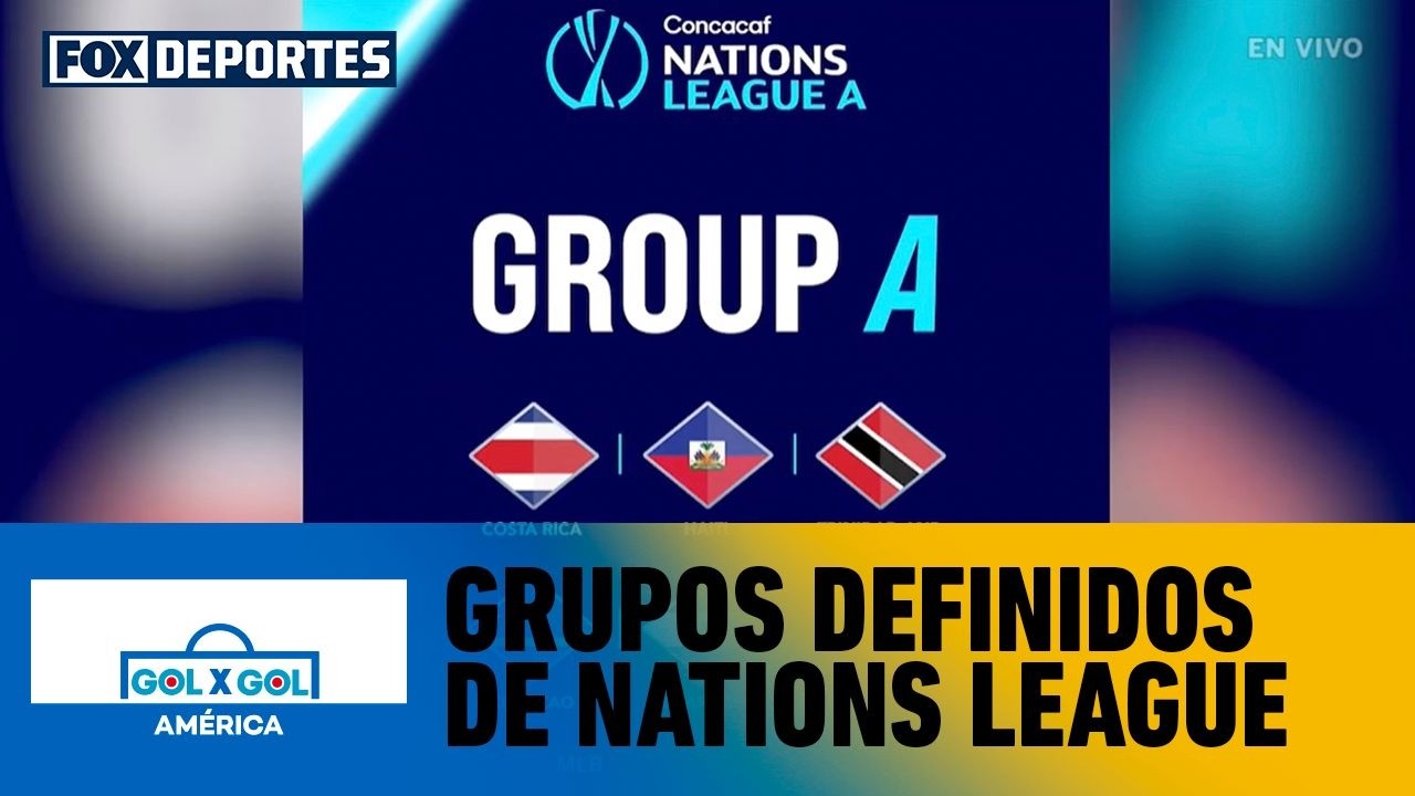 ⚽️ CONCACAF NATIONS LEAGUE | Grupos definidos para la primera ronda del torneo | GolXGol
