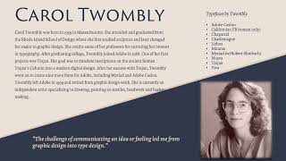 Trajan Typeface Presentation