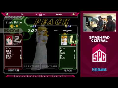 SPC 62 Winners Quarters - Bin (Jigglypuff) vs Napkins (Peach)