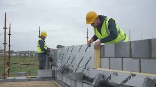 Mannok Self Build Project - Aircrete Inner Leaf