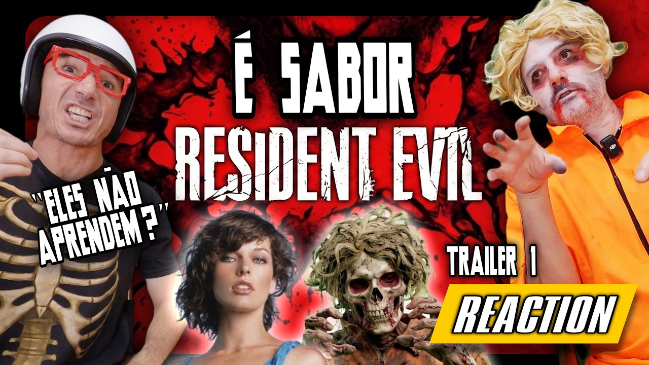 🤬 RESIDENT EVIL 2026 VAI SER FILME DE ZUMBI SEM ZUMBI??? A MALDIÇÃO CONTINUA?! #reaction