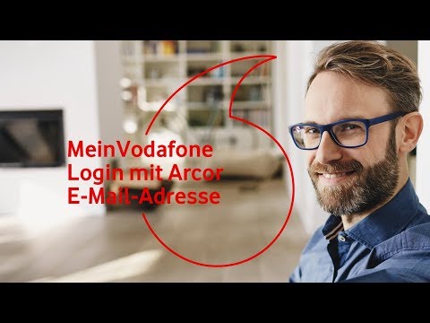 MeinVodafone: Login mit Arcor-E-Mail-Adresse